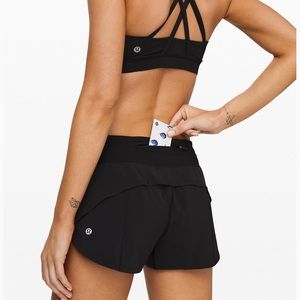 Lululemon “Speed Up Short” 2.5” with Lining